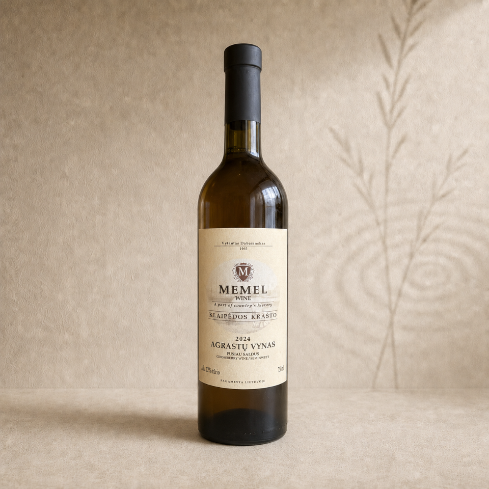 Memel wine Agrastų vynas pakuotė