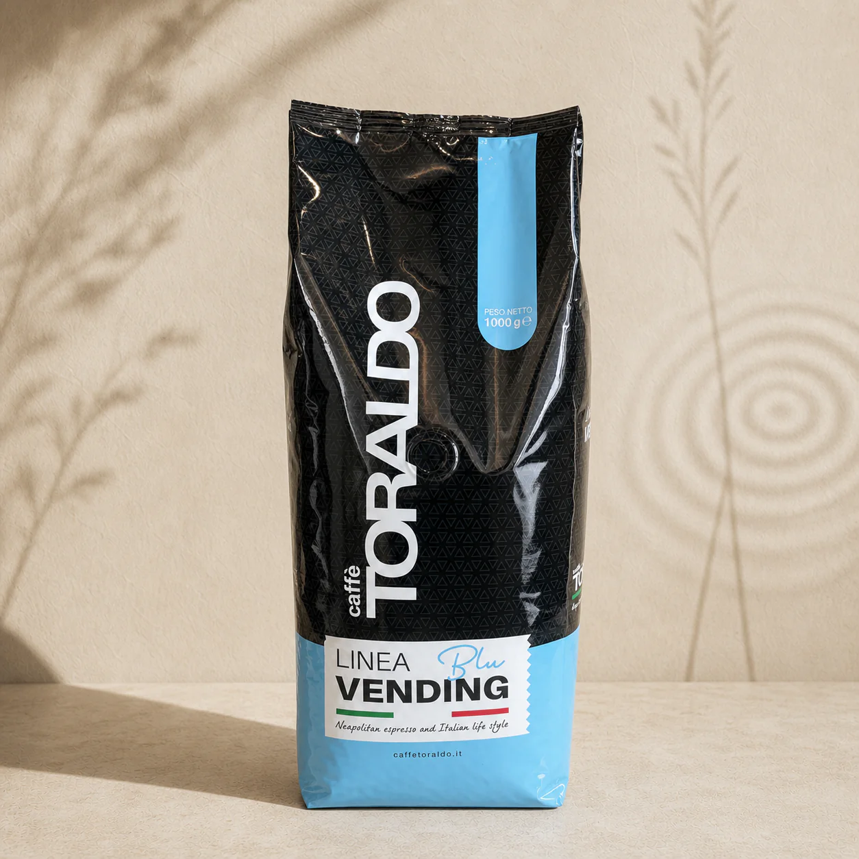 Caffè Toraldo Linea Blu Vending kavos pupelių 1 kg pakuotė